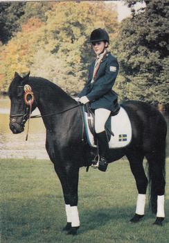 1995 Collect-A-Card Equestrian #238 Hanna Kruuse af Verchou / Hagens Lamona Front